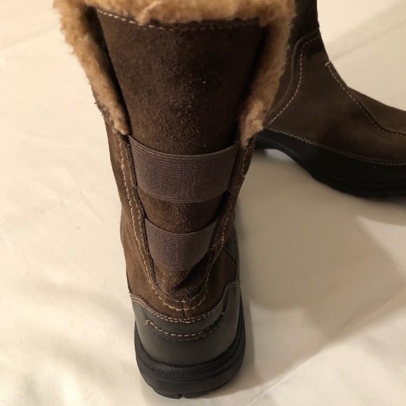 Womens Clarks Leather Boots - Picture 8 of 16